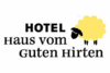 Das Logo zeigt den Schriftzug Hotel Haus zum Guten Hirten und ein Schaf
